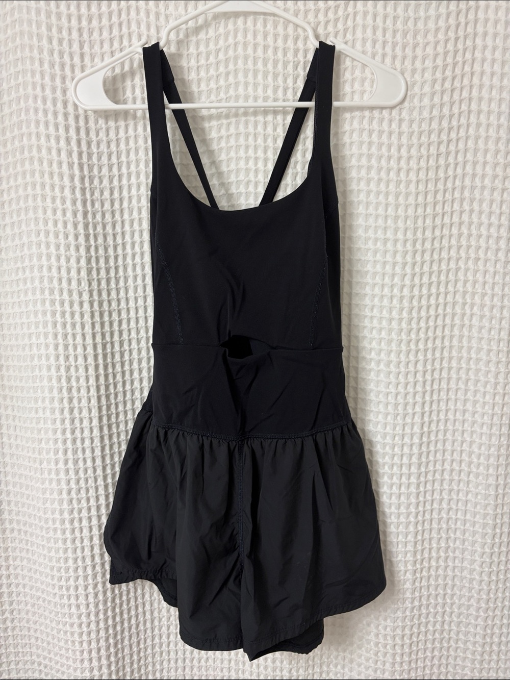 Free People FP Movement Righteous Runsie Black Athletic Romper Medium - Picture 5 of 13